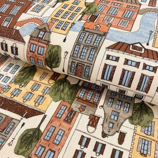 Dekorativno blago premium Favourite village