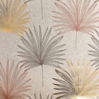 Dekorativna tkanina Luxury palm metallic premium