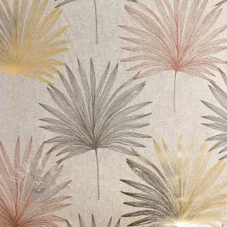 Dekorativno blago Luxury palm metallic premium