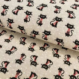 Dekorativno blago Linenlook Sweet cats