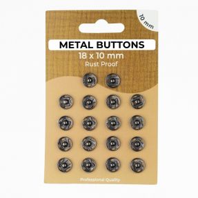 Pritrdilni gumb METAL 10 mm anthracite