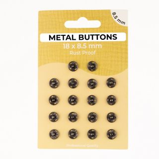 Pritrdilni gumb METAL 8,5 mm anthracite