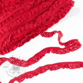 Elastična bombažna čipka red
