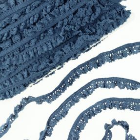 Elastična bombažna čipka jeans