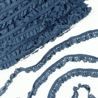 Elastična bombažna čipka jeans