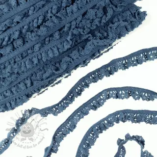 Elastična bombažna čipka jeans
