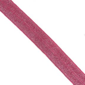 Poševna elastika glitter 20 mm fuchsia
