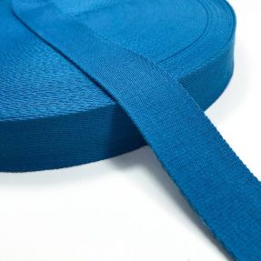 Popruh bavlna 4 cm aqua