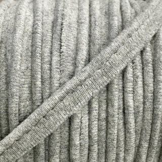 Paspulka jersey melange light grey