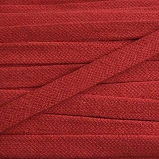 Bombažna vrvica ploska 15 mm red