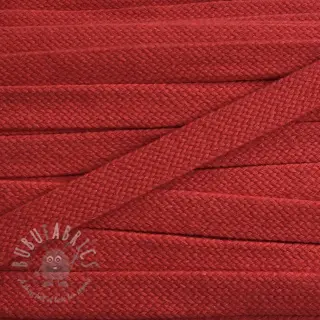 Bombažna vrvica ploska 15 mm red