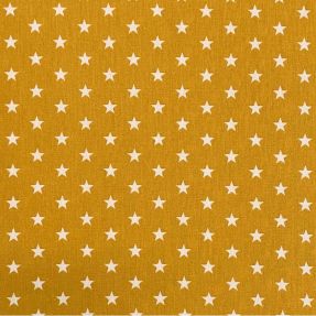 Bavlnená látka Petit stars ochre