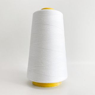 Overlock Poliestrski sukanec 2700 m bela