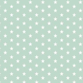 Bavlnená látka Petit stars mint