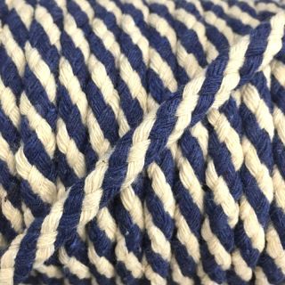Pamučna vrpca 5 mm blue ecru
