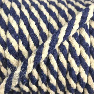Pamučna vrpca 5 mm blue ecru
