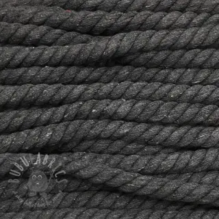 Bombažna vrvica 12 mm anthracite