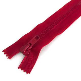 Plastična jakna zadrga 70 cm bordeaux
