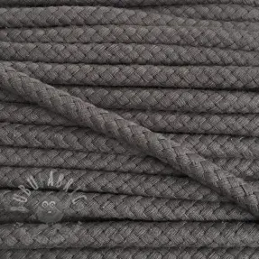 Pamučna vrpca 8 mm dark grey