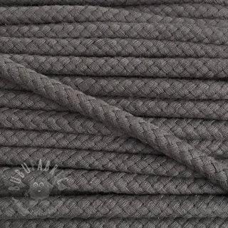 Pamučna vrpca 8 mm dark grey
