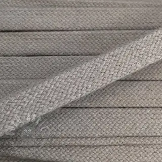 Bombažna vrvica ploska 15 mm light grey