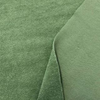 Raztegljiva frotirna tkanina old green