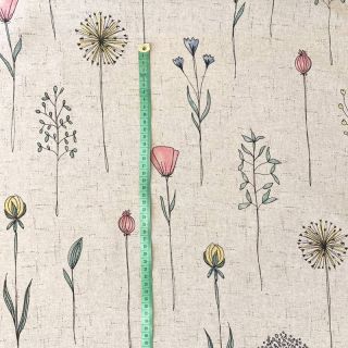 Dekorativna tkanina Linenlook Soft flower field