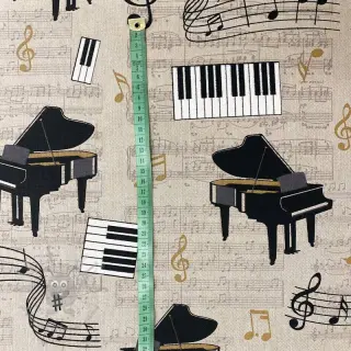 Dekorativno blago Linenlook Instrumental duet