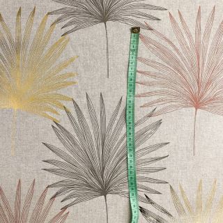 Dekorativno blago Luxury palm metallic premium