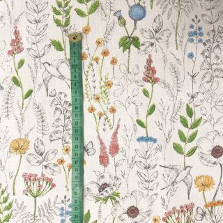 Dekorativna tkanina premium Wildflower field