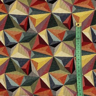 Dekorativna tkanina GOBELIN Colourful triangles