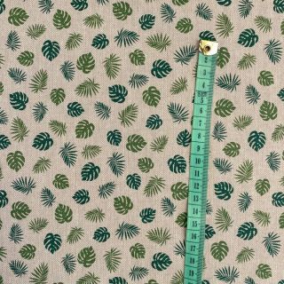Dekorativna tkanina Linenlook premium Jungle Leaf Monstera