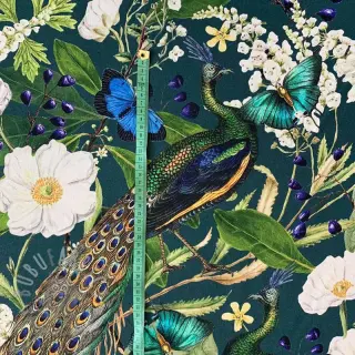 Dekorativno blago premium Peacock butterfly chique digital print