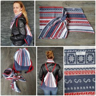 Pamučna vrpca 8 mm red