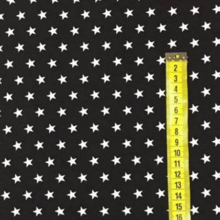 Bavlnená látka Petit stars petrol