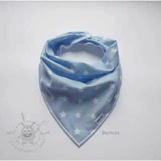 Bombažna tkanina Petit stars light blue