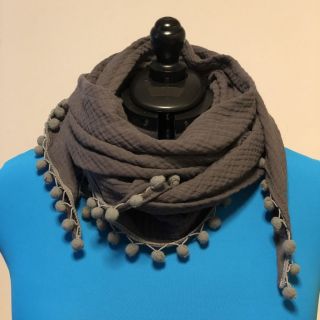 Dvostruka gaza/muslin dark grey ORGANIC
