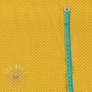 Bombažna tkanina Petit dots ochre