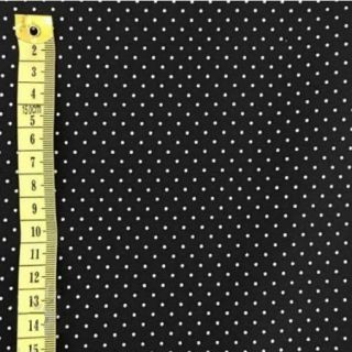 Bombažna tkanina Petit dots dark green