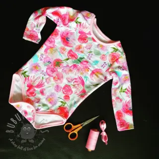 Čipka Double flower pink