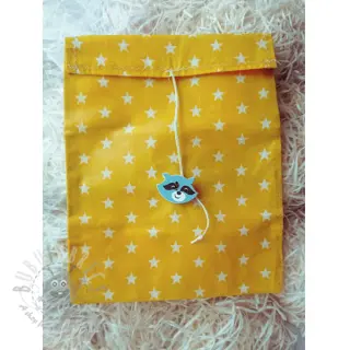 Bombažna tkanina Petit stars yellow
