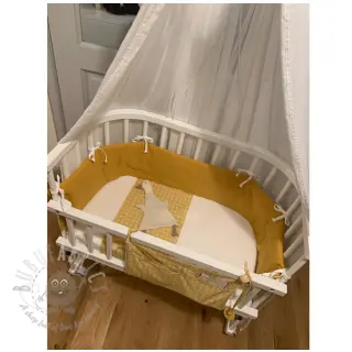 Dvostruka gaza/muslin ochre ORGANIC