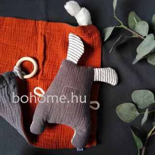 Dvoslojna gaza/muslin rust ORGANIC