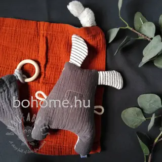 Dvoslojna gaza/muslin rust ORGANIC