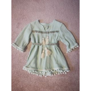 Dvostruka gaza/muslin mint ORGANIC