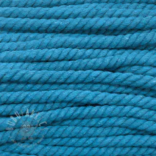 Bombažna vrvica sukana 12 mm jeans