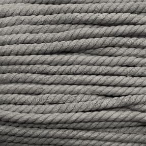 Bavlnená šnúra točená 12 mm grey