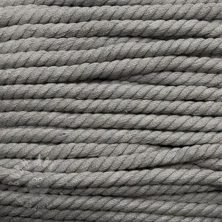 Bombažna pletena vrvica 12 mm grey