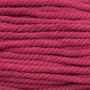 Bombažna pletena vrvica 12 mm fuchsia