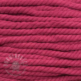 Bombažna pletena vrvica 12 mm fuchsia